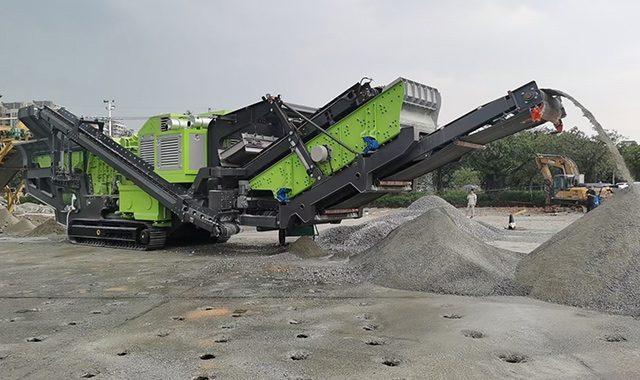 Crawler Mobile Crushing Plant: Construction Waste Resource Utilization Tool, Empowering Post-War Reconstruction