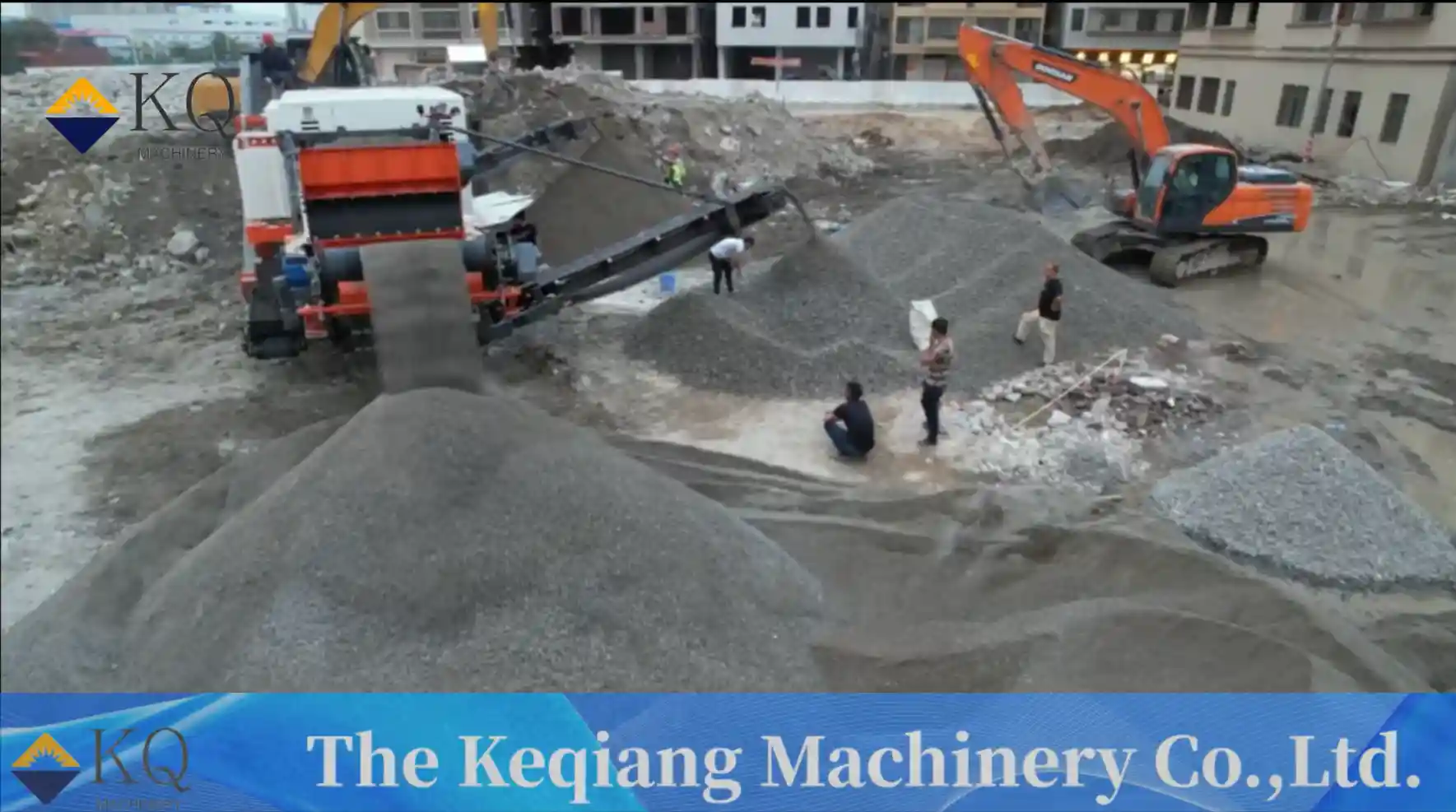 Tajikistan 300-T/H Construction Waste Crushing Plant